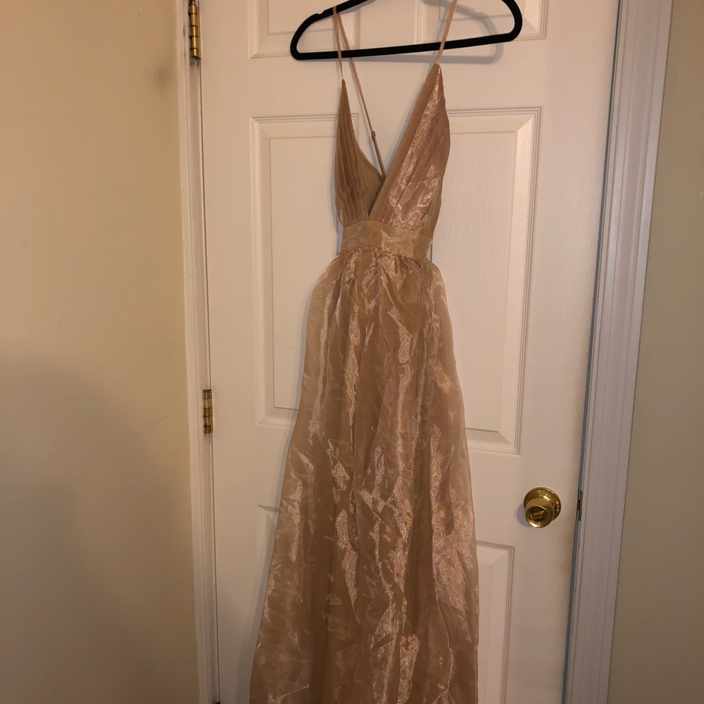 New Fashion Nova Rose Gold Dress